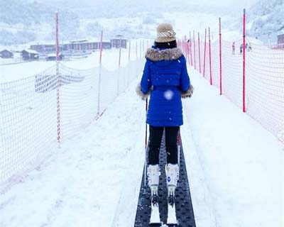 滑雪場策劃要考慮其空間面積，山勢山型